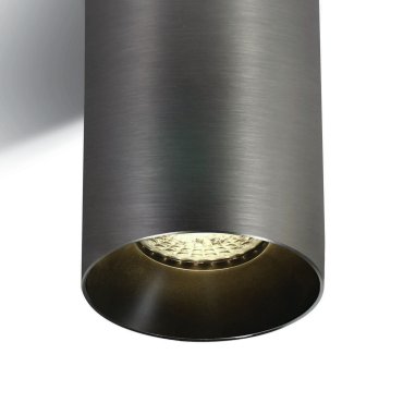 ONE Light Chill Out Cylinder GU10 - opbouwspot 1L - Ø 7,5 x 13,5 cm - metaal grijs