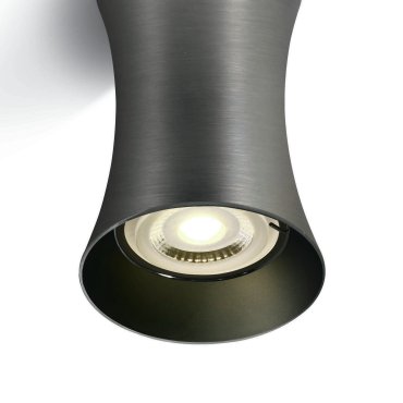 ONE Light GU10 Ceiling Cylinders  - opbouwspot 1L - Ø 7 x 11,5 cm - metaal grijs