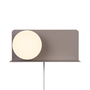 Nordlux Lilibeth - wandverlichting - Ø 15 x 16 x 35 cm - bruin