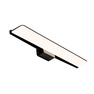Nordlux Tinia 60 - wandlamp - 60 x 10 x 14 cm - 3 stappen dimbare - 24W LED incl. - IP44 - zwart