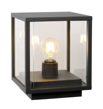 Lucide claire - sokkellamp - 20 x 24,5 cm - IP54 - antraciet