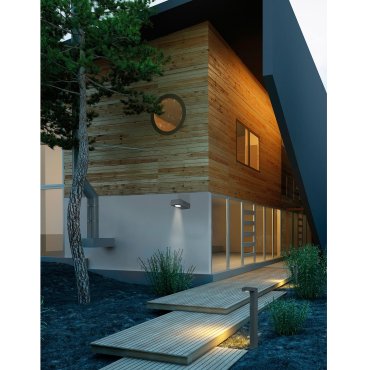 Nova Luce Apollo - tuinpaal - 80 cm - 6W LED incl. - IP54 - donkergrijs