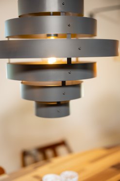 ETH Blagoon - hanglamp - Ø 50 x 210 cm - antraciet