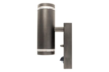 Integral LED Malaga - buiten wandlamp met bewegingssensor - 6,8 x 11,6 x 21,6 cm - IP54 - antraciet
