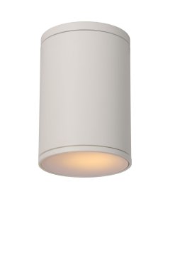Lucide Tubix - opbouwspot - Ø 10,8 x 15,3 cm - IP54 - wit