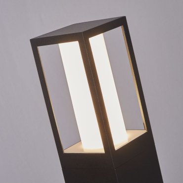Searchlight Avenue - tuinpaal - 7,5 x 7,5 x 45 cm - IP44 - zwart