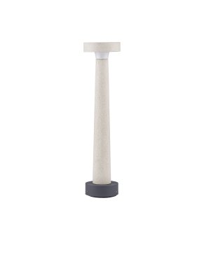 Nova Luce Cram - tuinpaal - Ø 11,5 x 50 cm - 5W LED incl. - IP65 - zand