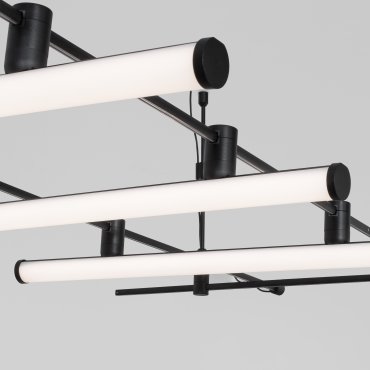 Nova Luce Zeon - lichtpunt magnetisch railsysteem - 75,5 x 10 cm - 20W LED incl. - zandzwart