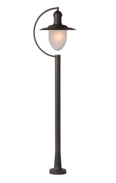 Lucide Aruba - tuinpaal - 25 x 28,5 x 110 cm - IP44 - roestbruin