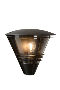 Lucide Livia - buiten wandverlichting - 27 x 17,5 x 25 cm - IP44 - zwart