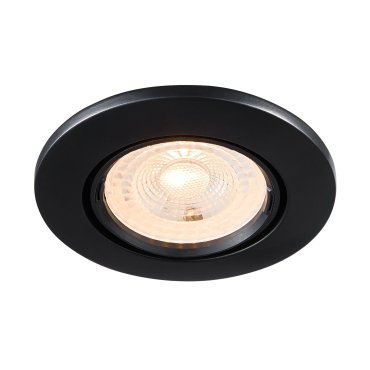 Nordlux Mixit Pro - inbouwspot - Ø 85 mm, Ø 76 mm inbouwmaat - IP23 - zwart