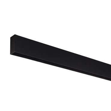 Nova Luce Buxton 01 - magnetisch opbouw/pendel profiel  - 100 x 3,9 x 7,5 cm - zwart
