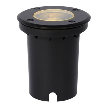 Lucide Biltin - grondspot voor buiten - Ø 108 mm, Ø 104 mm inbouwmaat - IP67 - zwart