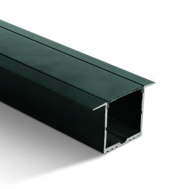 ONE Light Recessed Profiles - 5,7 x 3,6 cm - 200 cm lengte - zwart