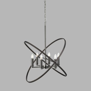 Searchlight Hoopla - hanglamp - 62 x 61 x 150 cm - tin en bruin