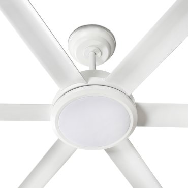 Faro Rotterdam 20 XL - plafondventilator met licht en afstandsbediening - Ø 200 cm - 32W LED incl. - mat wit