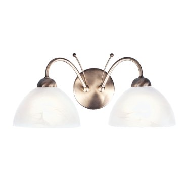 Searchlight Milanese - wandverlichting - 40 x 19 cm - antiek messing