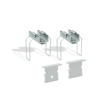 ONE Light Dark Light Profiles - inbouw profiel - 3,4 x 2,6 cm - 200 cm lengte - wit