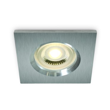 ONE Light Bathroom Range - inbouwspot - 85 x 85 mm, Ø 68 mm inbouwmaat - IP65 - aluminium