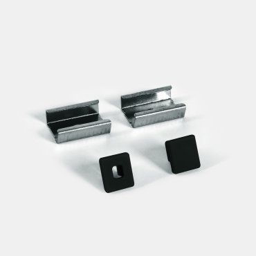 ONE Light - LED profiel - 0,8 x 0,9 cm - 200 cm lengte - zwart