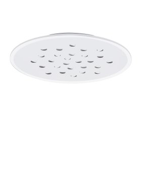 Nova Luce Astro - plafondlamp met afstandsbediening - Ø 60,3 x 5 cm - 40W dimbare LED incl. - zandwit