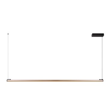 Lucide Braga - hanglamp met handbewegingssensor - 150 x 5 x 207,9 cm - 36W dimbare LED incl. - koffie