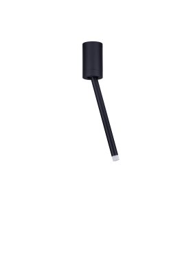 Nova Luce Ornos - plafondlamp - Ø 5 x 29,5 cm - 4W LED incl. - zandzwart