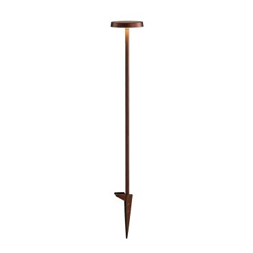 VK Lighting Mush - tuinpaal op piek - Ø 15 x 80,8 cm - 8W LED incl. - IP65 - roestbruin