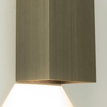 Artdelight Dante2 XL - wandlamp - 9 x 10 x 24 cm - antiek brons