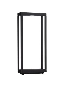 Nova Luce Cosmic - tuinpaal - 23 x 50 x 8,6 cm - 8W LED incl. - IP65 - donker antraciet