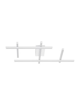 Nova Luce Pace - plafondlamp - 80 x 8 x 62 cm - 63W dimbare LED incl. - zandwit