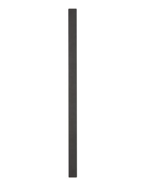 Nova Luce Aneth - buiten wandverlichting - 5,2 x 4,9 x 104 cm - 20W LED incl. - IP65 - zwart