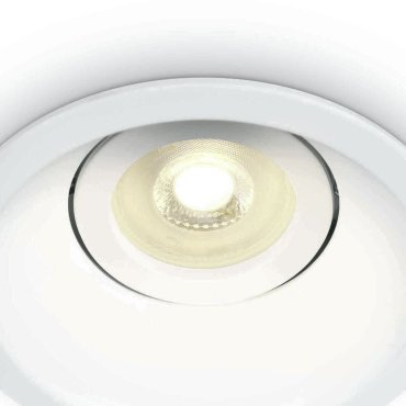 ONE Light Dark Light Round Spots - inbouwspot - Ø 104 mm, Ø 95 mm inbouwmaat - wit