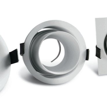 ONE Light Dark Light Tube Range - inbouwspot - Ø 83 mm, Ø 76 mm inbouwmaat - wit