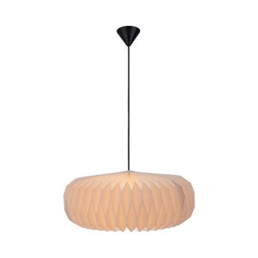 Nordlux Belloy 45 - papieren lampenkap zonder pendel - Ø 45 x 18 cm - wit