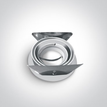 ONE Light Dual Ring Range - inbouwspot - Ø 92 mm, Ø 80 mm inbouwmaat - wit