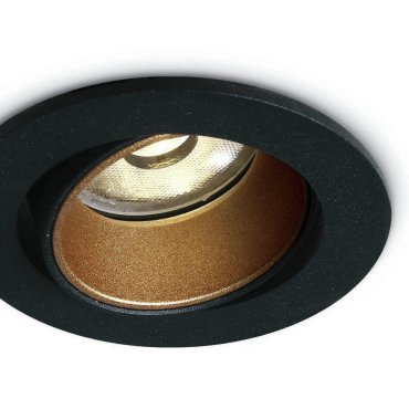 ONE Light Interchangeable Rings Range - inbouwspot - Ø 68 mm, Ø 60 mm inbouwmaat - 3W/5W LED incl. - zwart