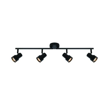 Nordlux Boston - opbouwspot 4L - 71 x 15,5 x 5,5 cm - zwart