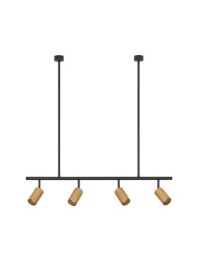 Nova Luce Pogno - hanglamp - 96 x 87,5 cm - zwart en goud