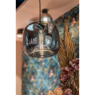 Artdelight Preston - hanglamp - Ø 24 x 178 cm - titan
