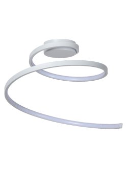 Lucide Maxence - Ø 46 x 35 cm - 24W LED incl. - 3 stappen dimbaar - wit