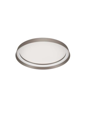 Nova Luce Ormi - plafondlamp - Ø 45 x 7 cm - 38W dimbare LED incl. - champagnebruin
