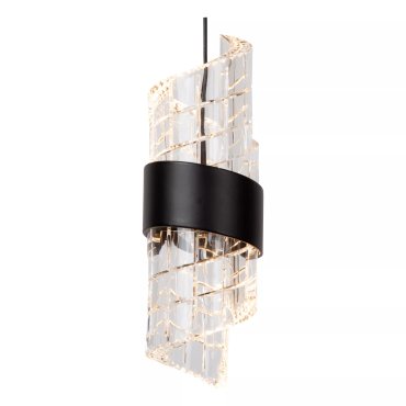 Lucide Kligande - hanglamp - 84 x 8 x 150 cm - 5 x 7,8W dimbare LED incl. - zwart