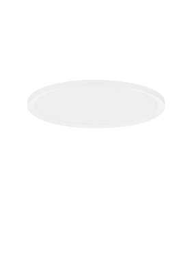 Nova Luce Aoton - plafondlamp - Ø 40 x 5 cm - 35W dimbare LED incl. - zandwit