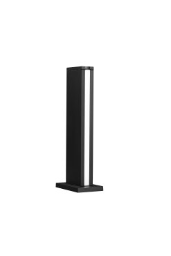 Nova Luce Sasso - tuinpaal - 15 x 40 x 9,5 cm - 9W LED incl. - IP54 - donker antraciet