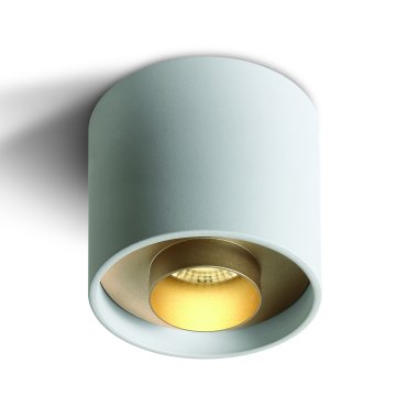 ONE Light Dark Light Cylinders - opbouwspot 1L - Ø 10 x 10 cm - 22W LED incl. - wit