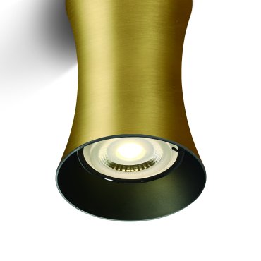 ONE Light Decorative Cylinders - plafondverlichting - Ø 7 x 11,5 cm - geborsteld messing