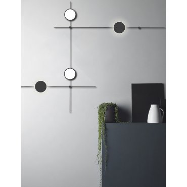 Nova Luce Magna - magnetische wand/plafondstructuur - 150 x 1,5 x 12 cm - geschikt tot maximum 120W LED - zandzwart