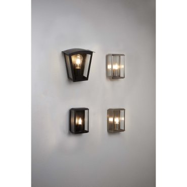 Searchlight Box - buiten wandverlichting - 16 x 25 cm - IP44 - antiek messing