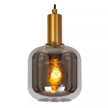 Lucide Joanet - hanglamp - Ø 16 x 162 cm - gerookt